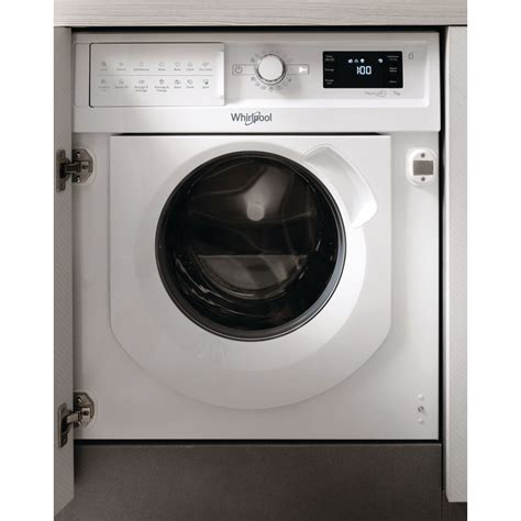 Lave linge hublot encastrable .